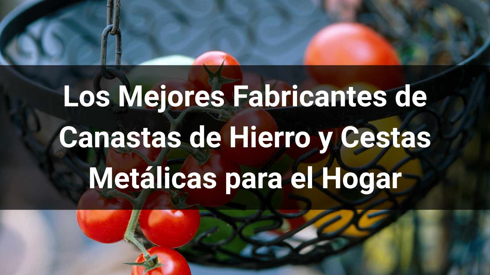 Los 8 Mejores Fabricantes de Canastas de Hierro y Cestas Metálicas para el Hogar en 2026