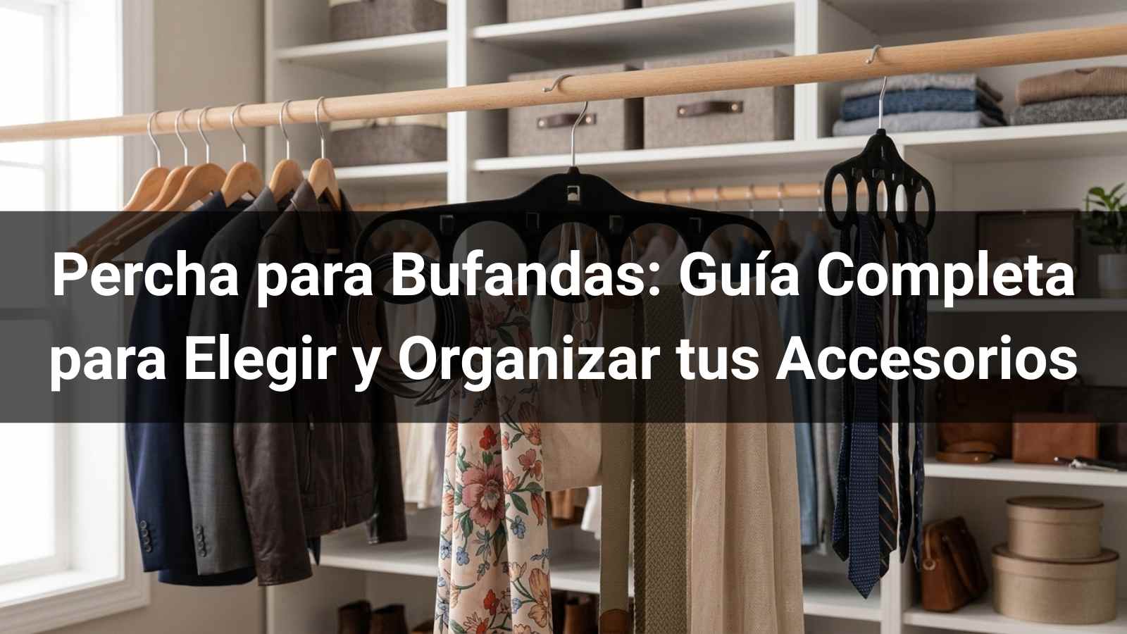 Percha para Bufandas: Guía Completa para Elegir y Organizar tus Accesorios