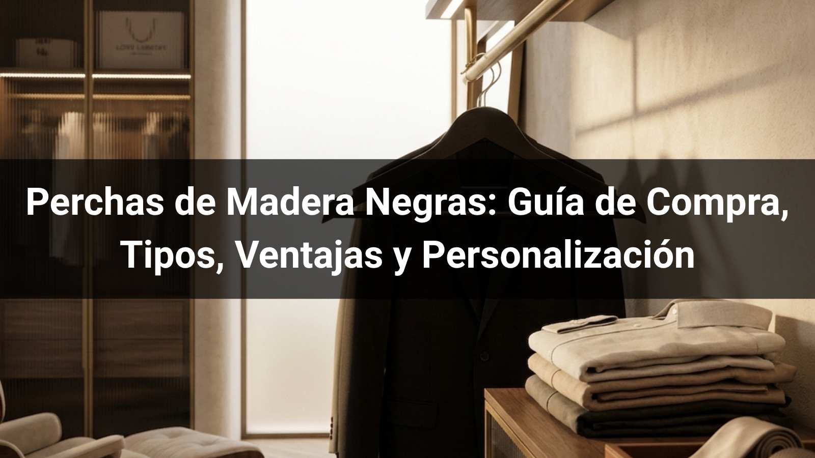 Perchas de Madera Negras: Guía de Compra, Tipos, Ventajas y Personalización