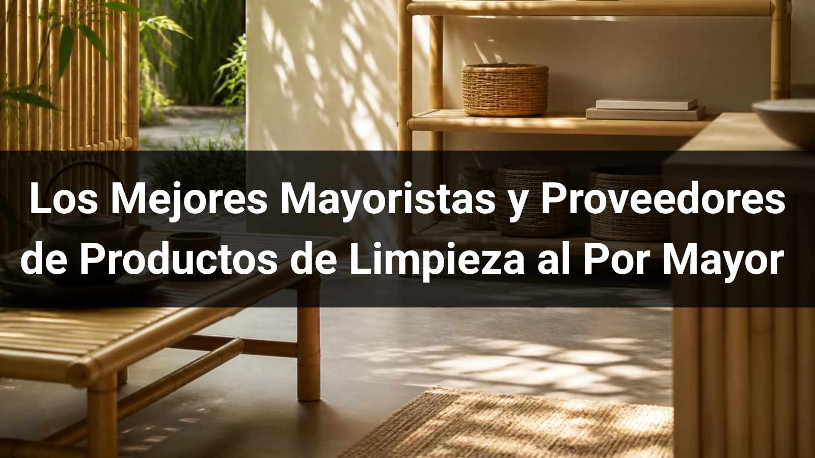 Los 10 Mejores Proveedores de Productos de Bambú para el Hogar al Por Mayor (Guía B2B 2026)