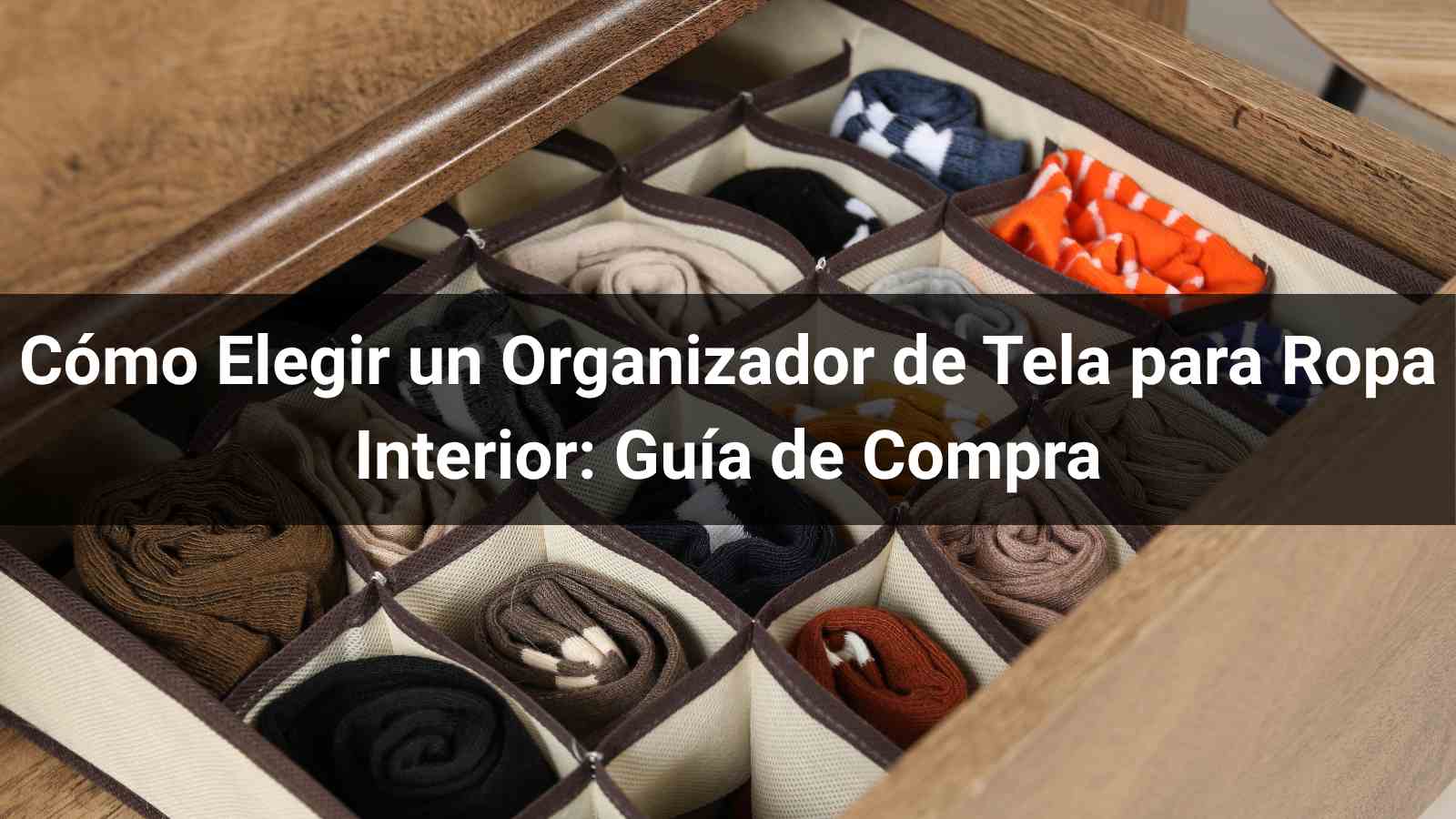Cómo Elegir un Organizador de Tela para Ropa Interior: Guía de Compra